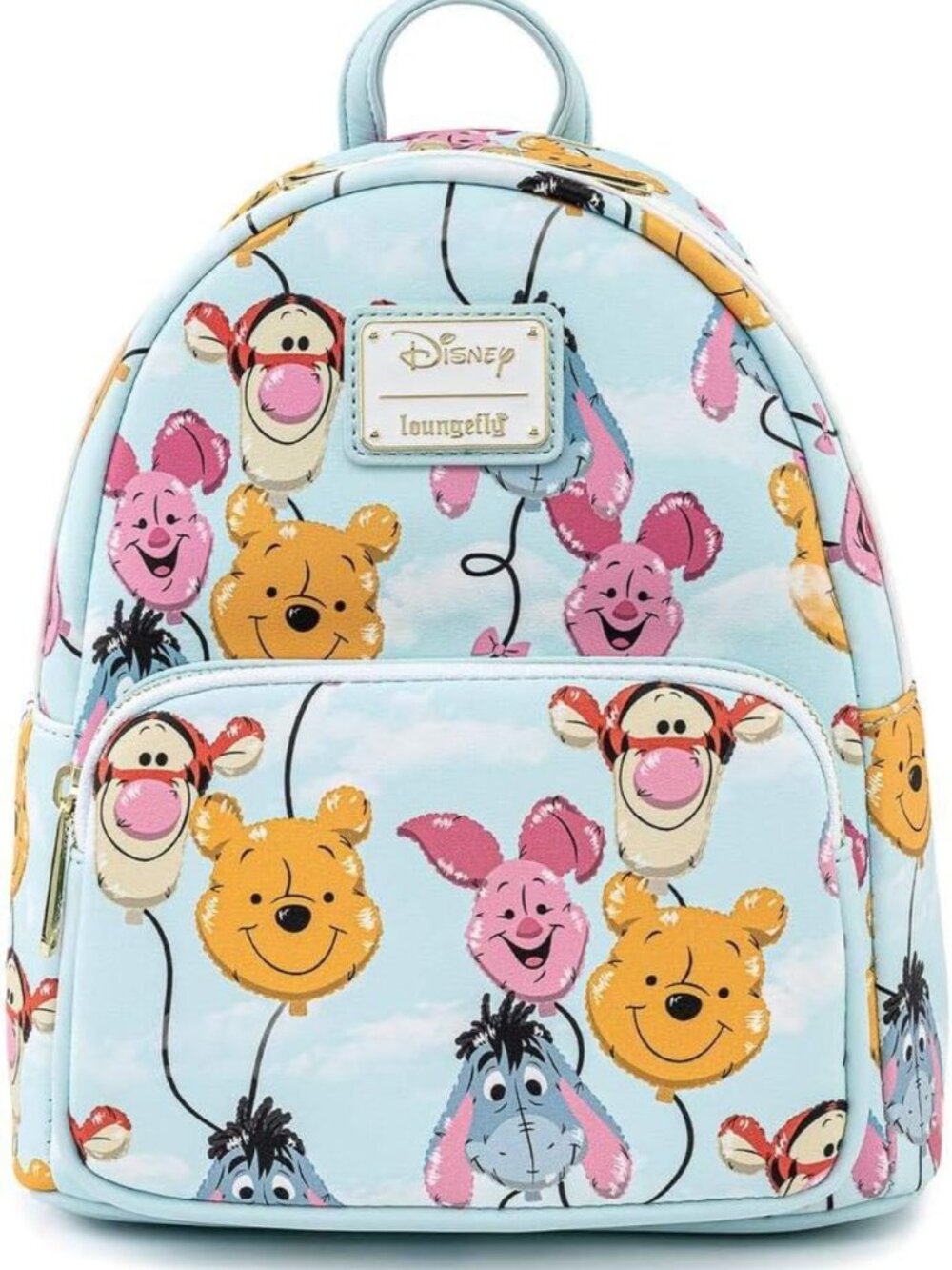 Winnie the Pooh Balloon Friends Double Strap Shoulder Bag Purse for Women